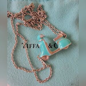 Tiffany & Co. Turquoise and Silver Scooter Pendant